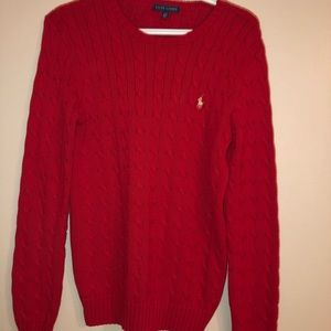Women’s Ralph Lauren Red knit sweater